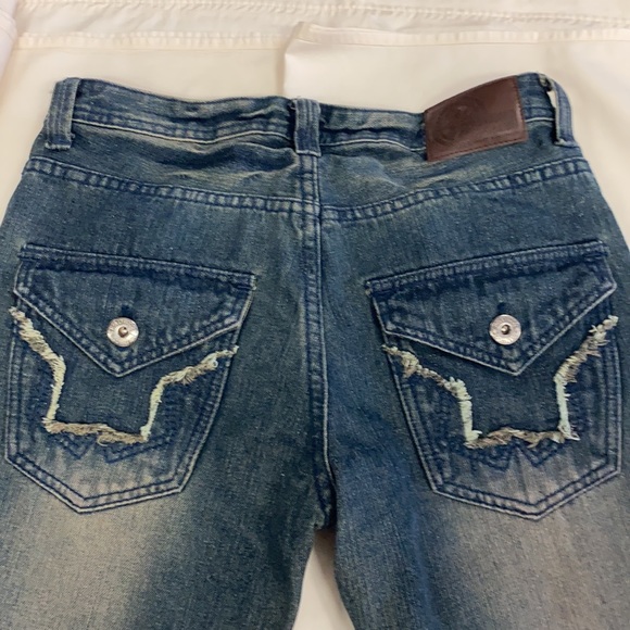 Pre owned men’s denim blue jeans 30x30 - Picture 5 of 6